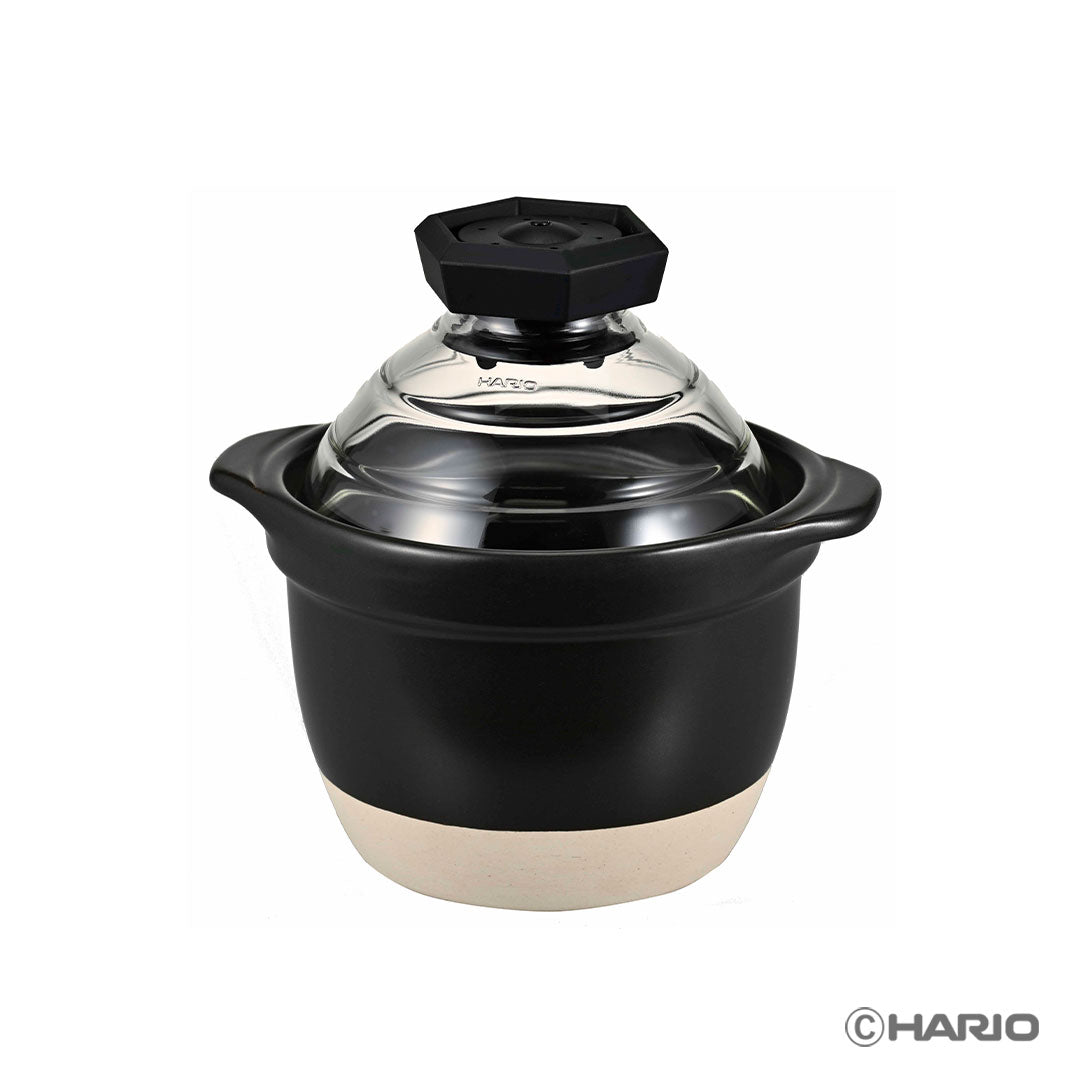 フタがガラスのご飯釜の製品画像