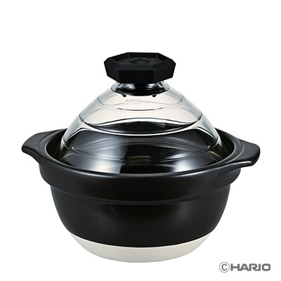 【HARIO】フタがガラスのご飯釜の製品画像