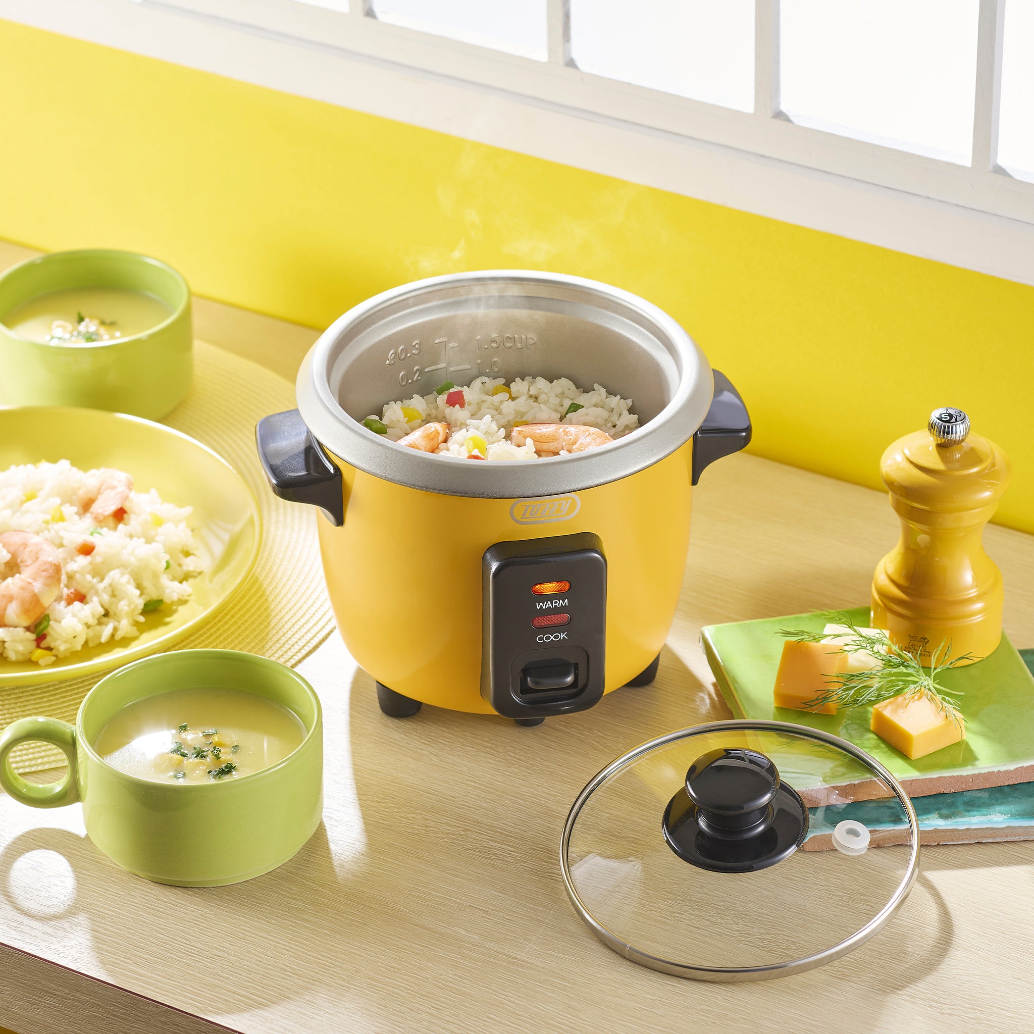 Toffy HAPPY COLLECTION ミニ炊飯器 K-HRC1の製品画像